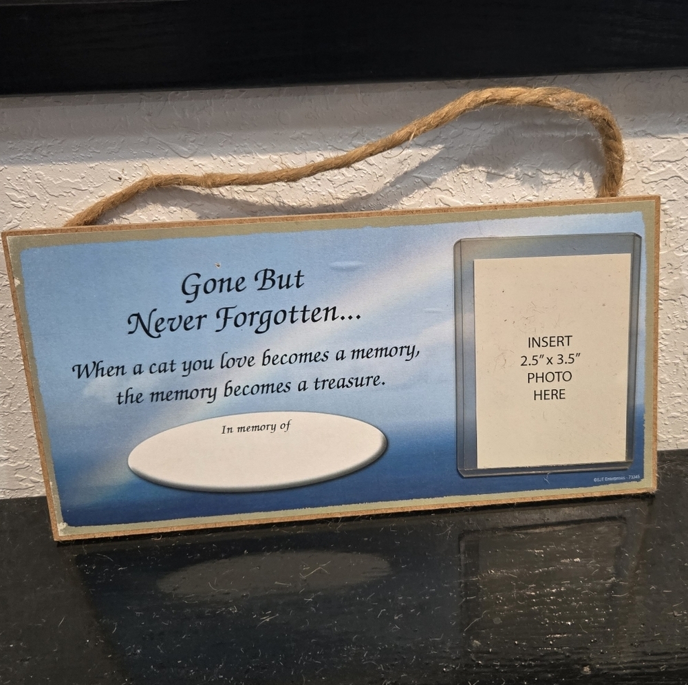 Pet Memorial Photo Hanging Frame